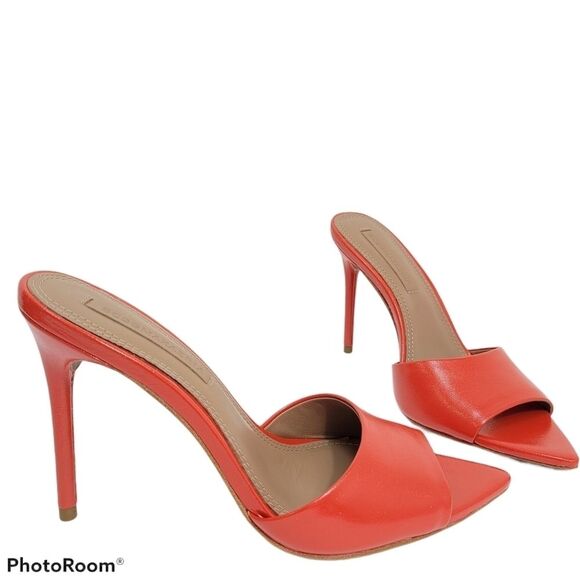 BCBGMAXAZRIA Dana Rodi Tomato Stiletto Heels, SIZE‎ 6 - Picture 5 of 12